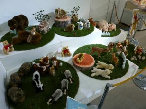 シュタイフ アニマルワールド展（横浜人形の家）会場の様子